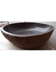 Lavandino pietra di fiume dp-681 cm 54x47x15 river stone... 2
