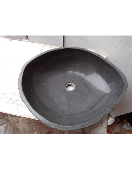 Lavandino pietra di fiume dp-681 cm 54x47x15 river stone sasso lavabo sink bagno