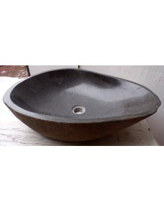 Lavandino pietra di fiume dp-682 cm 59x44x15 river stone...