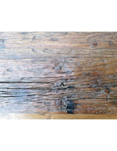 Tavolo da pranzo stile industrial in legno teak...