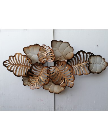 Pannello floreale edere vegetale in metallo...