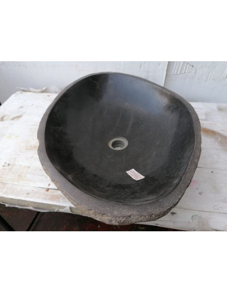 Lavandino pietra di fiume dp-688 cm 61x44x15 river stone sasso lavabo sink bagno