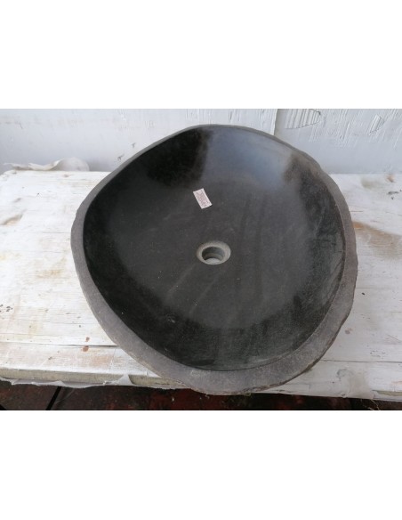 Lavandino pietra di fiume dp-688 cm 61x44x15 river stone sasso lavabo sink bagno