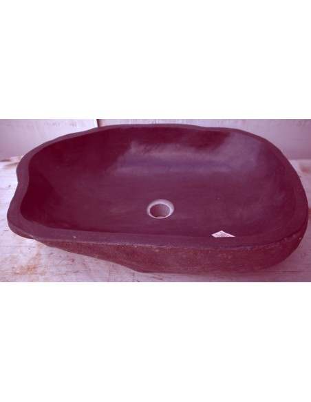 Lavandino pietra di fiume dp-695 cm 58x40x15 river stone sasso lavabo sink bagno