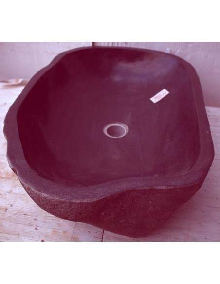 Lavandino pietra di fiume dp-695 cm 58x40x15 river stone sasso lavabo sink bagno