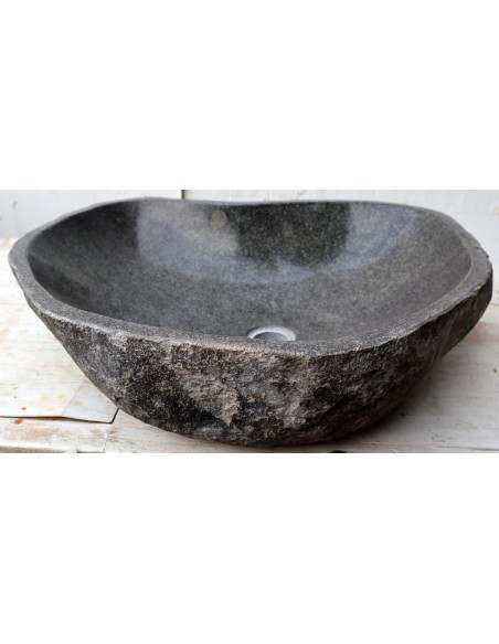 Lavandino pietra di fiume dp-700 cm 58x47x15 river stone sasso lavabo sink bagno