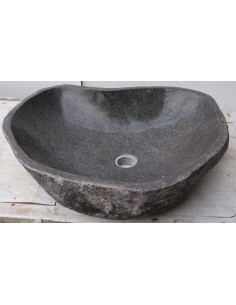 Lavandino pietra di fiume dp-700 cm 58x47x15 river stone... 2