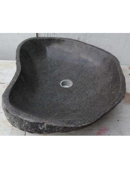 Lavandino pietra di fiume dp-700 cm 58x47x15 river stone sasso lavabo sink bagno