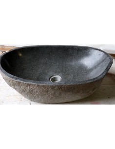 Lavandino pietra di fiume dp-6550 cm 57x37x15 river stone... 2