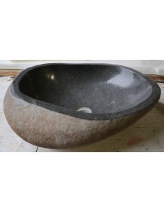 Lavandino pietra di fiume dp-6560 cm 50x40x15 river stone...