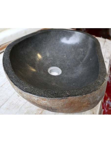Lavandino pietra di fiume dp-6560 cm 50x40x15 river stone sasso lavabo sink bagno