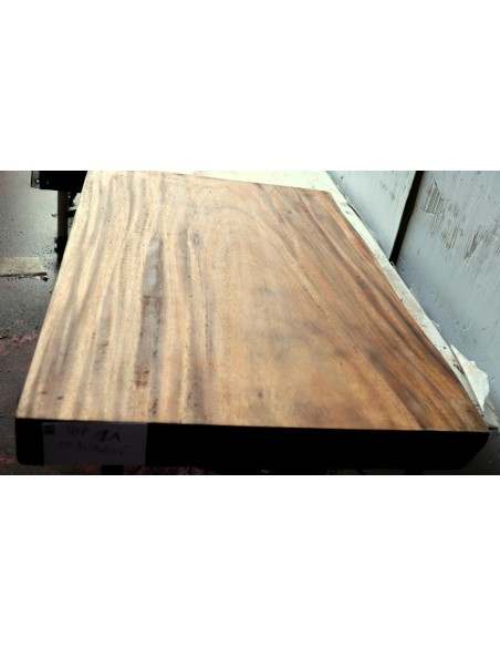 Piano in legno top massello suar o noce indiano per bagno cm 80x50/52x6h tavola 10A