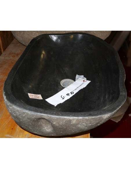 Lavandino pietra di fiume dp-695 cm 58x40x15 river stone sasso lavabo sink bagno