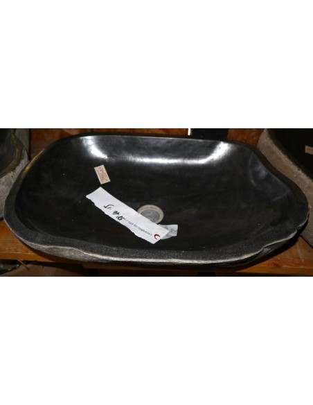 Lavandino pietra di fiume dp-695 cm 58x40x15 river stone sasso lavabo sink bagno