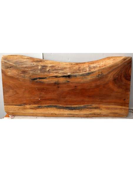 Piano in legno top massello suar o noce indiano per bagno cm 100x44/50x6h tavola 12A