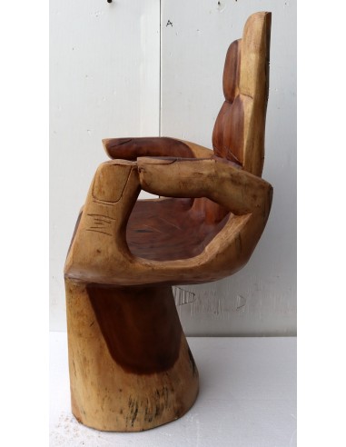 Sedia mano in legno massello denominato suar o...