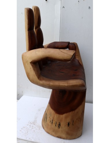 Sedia mano in legno massello denominato suar o...