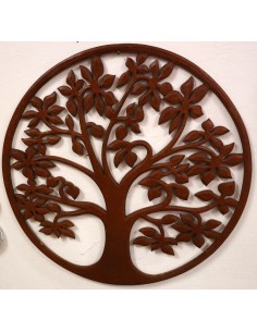 Pannello albero della vita in legno traforato cm 60... 2