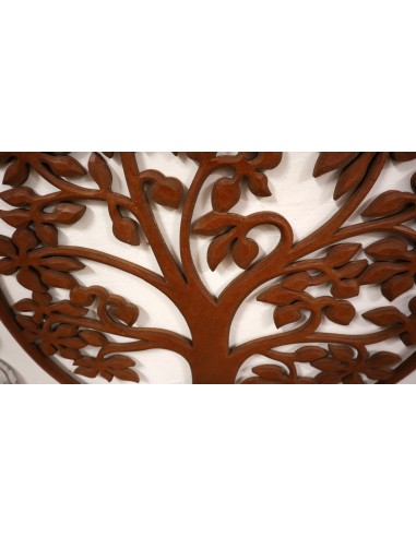 Pannello albero della vita in legno traforato...