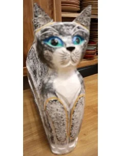 Porta riviste a forma di gatto in legno cm 40x13x42h nero... 2