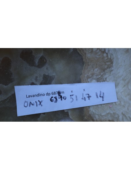 Lavandino in onice marrone miele bianco pietra dp-6870 cm 51x47x14 crema sasso lavabo sink