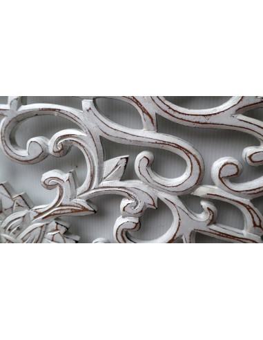 Pannello floreale in legno mdf traforato a mano...