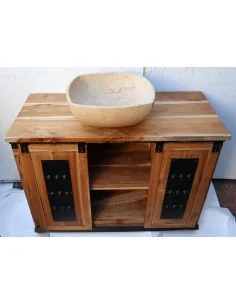 Mobile bagno o porta TV in Teak massello cm 100x45x75h... 2