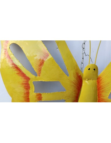 Farfalla decorativa in metallo dipinto...