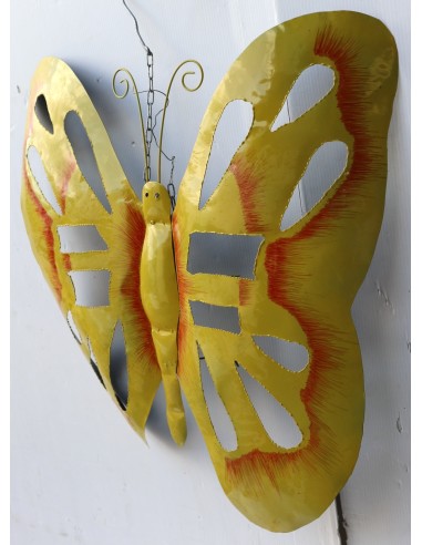 Farfalla decorativa in metallo dipinto...