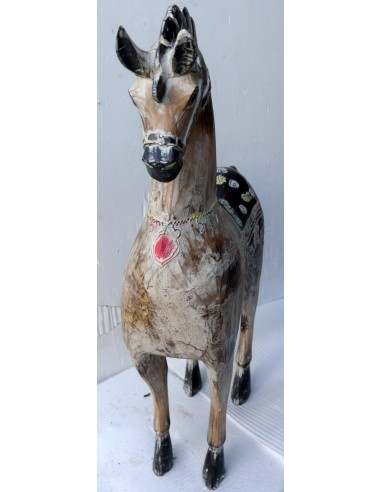 Cavallo imperiale in legno creato a mano cm...