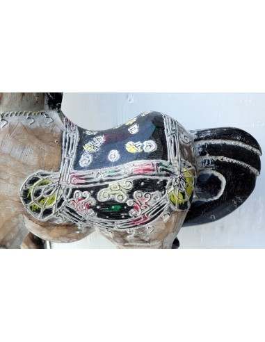 Cavallo imperiale in legno creato a mano cm...