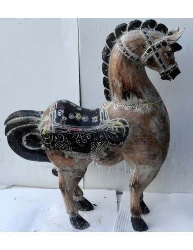 Cavallo imperiale in legno creato a mano cm...