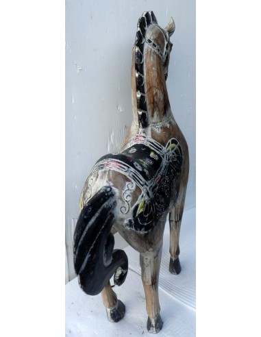 Cavallo imperiale in legno creato a mano cm...