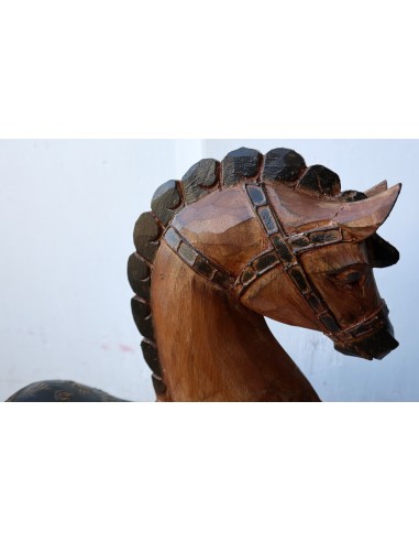 Cavallo imperiale in legno creato a mano cm...