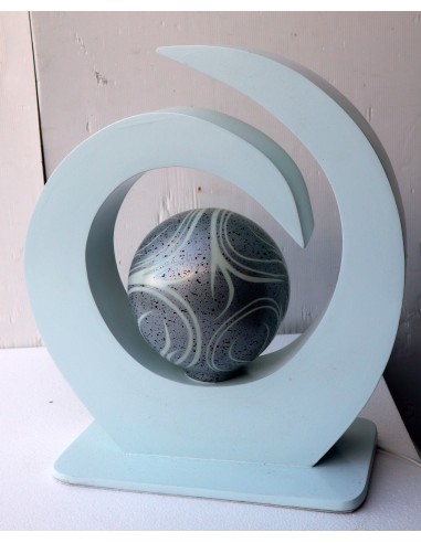 Lampada da tavolo cm 40x18x45h in legno mdf...