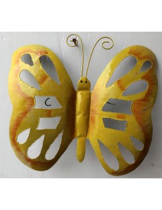 Farfalla decorativa in metallo dipinto sfruttabile come... 2