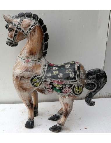 Cavallo imperiale in legno creato a mano cm...