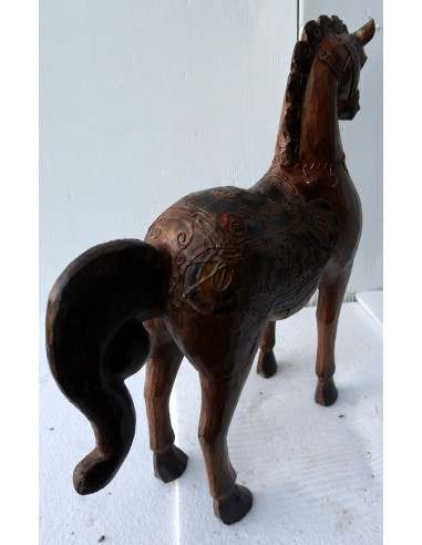 Cavallo imperiale in legno creato a mano cm...