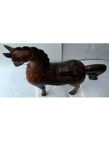 Cavallo imperiale in legno creato a mano cm...