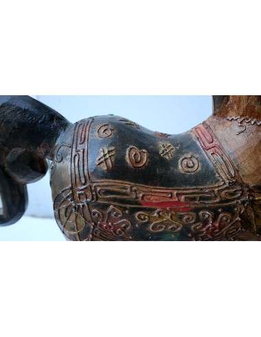 Cavallo imperiale in legno creato a mano cm...