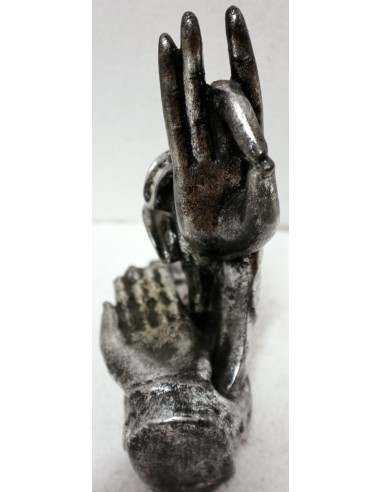 Fontana di fumo in resina mani di Buddha cm...