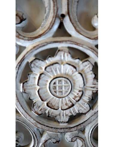 Pannello in legno mdf a forma di cuore bianco...