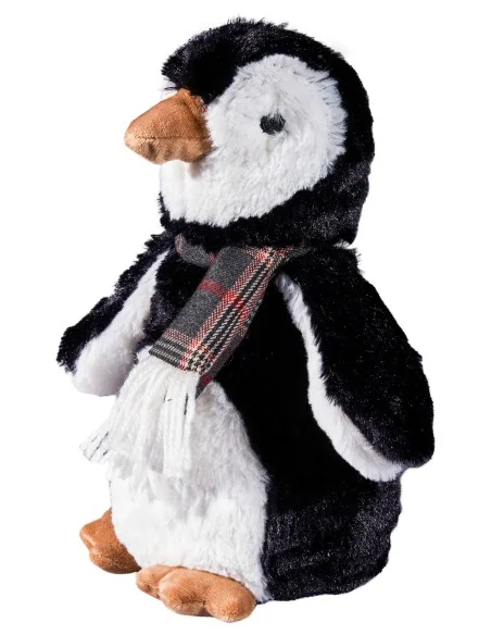 Fermaporta pinguino in stoffa cm 21 X 14 X 26 bianco nero ferma porta