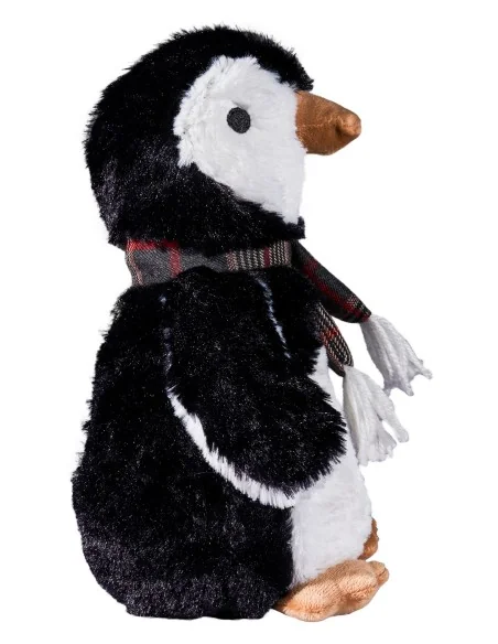 Fermaporta pinguino in stoffa cm 21 X 14 X 26 bianco nero ferma porta