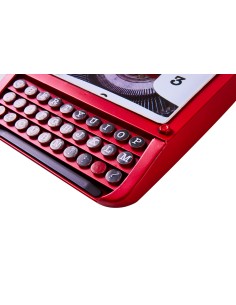 OROLOGIO MACCHINA DA SCRIVERE ROSSO cm 35 X 4 X 41... 2