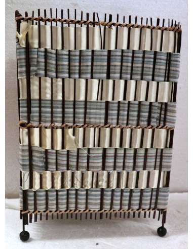 Lampada abatjour in vegetale e tessuto cm...