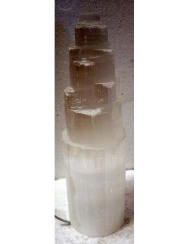 Lampada di cristallo di Selenite di montagna cm...