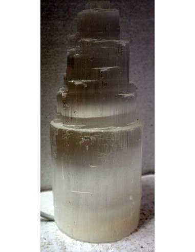 Lampada di cristallo di Selenite di montagna cm...
