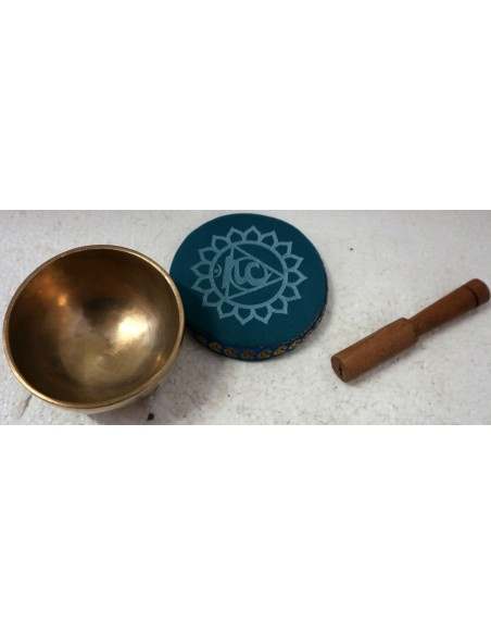 Piccola Campana Tibetana originale 100% gr 173 battuta a mano cm 9x5 metalli yoga