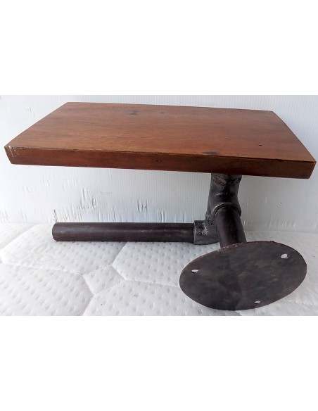 Porta cartaigenica Industrial in legno e metallo cartaigenica bagno toilette